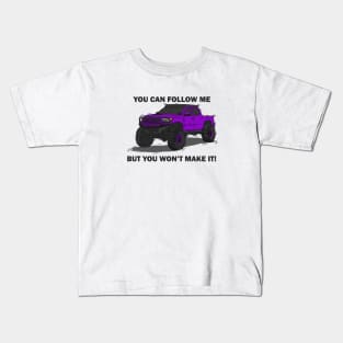 Toyota 4Runner Monster - Purple Kids T-Shirt